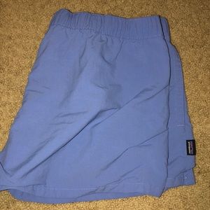 Patagonia 2 & 1/2” purple shorts